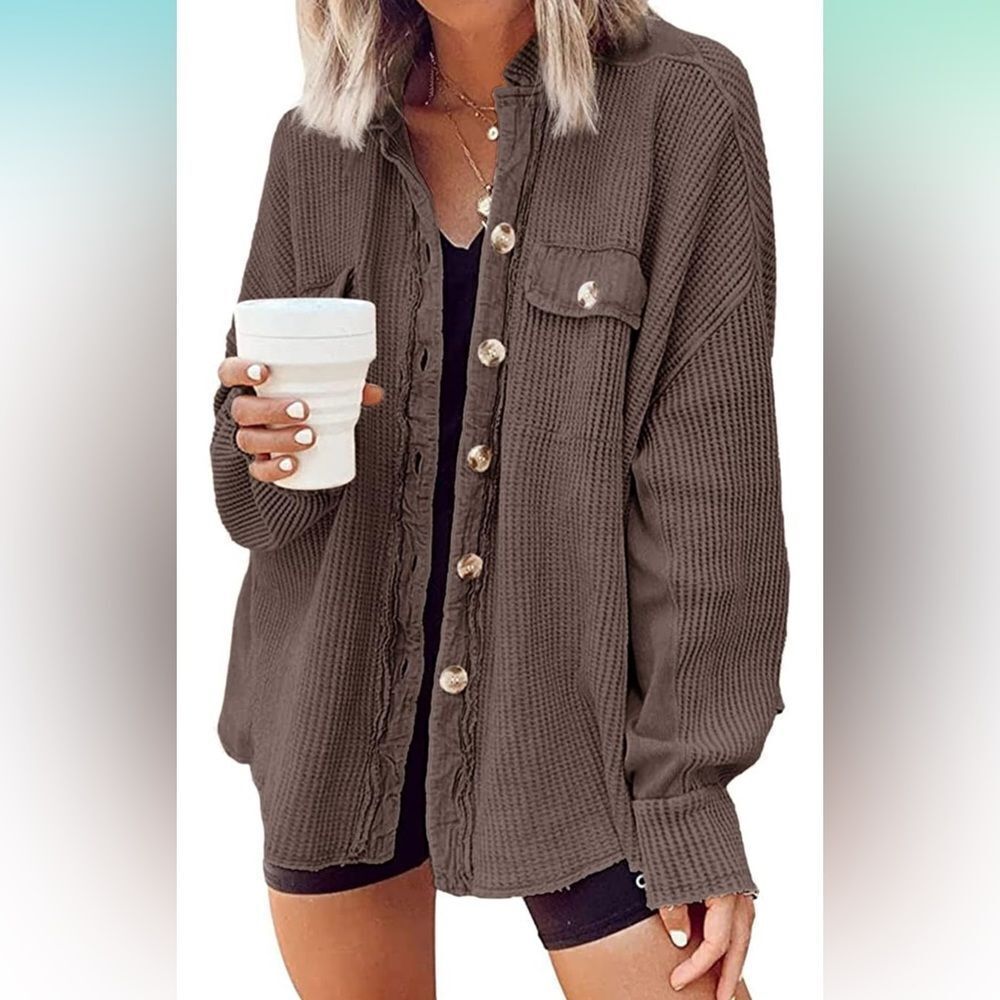 Brown long sleeve shirt #17
